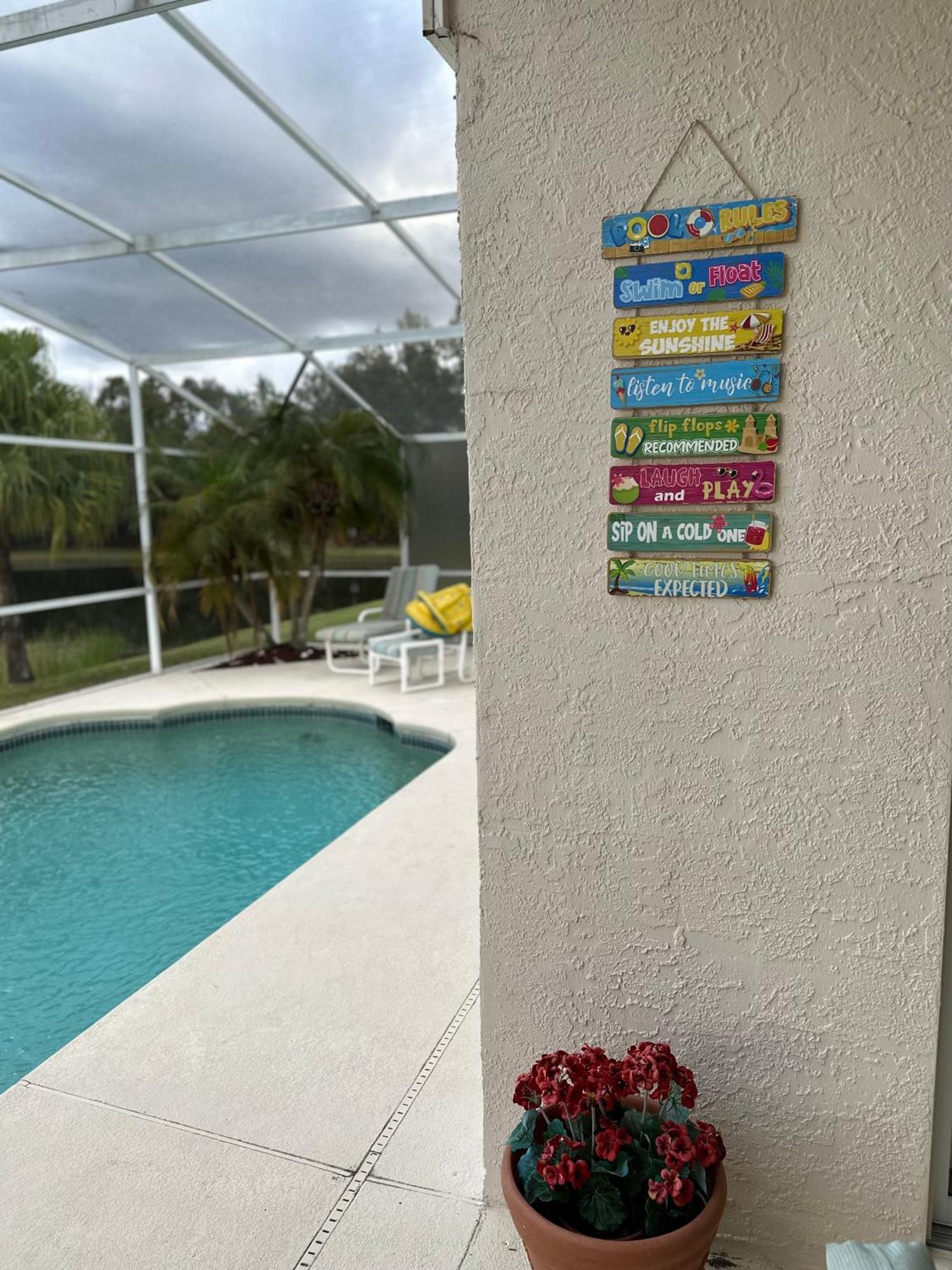 Private Pool With A Beautiful View Overlooking The Lake! Near Disney - Universal Киссимми Экстерьер фото